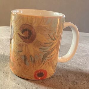 2/$12, 4/$20 Van Gogh’s Sunflowers Ceramic Coffee Mug - Yellow Floral Design